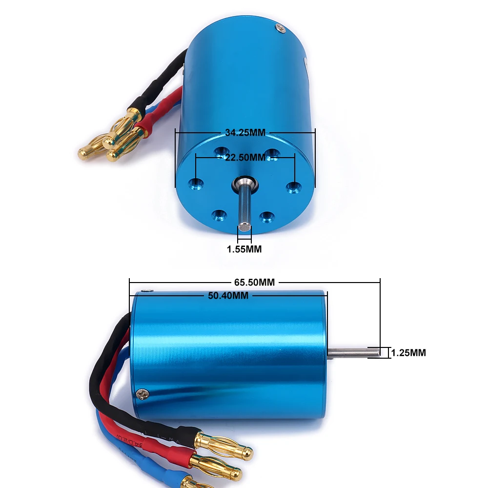 540 serie Elettrico Brushless Motor/Motore Inrunner Per 1/10 RCModel Auto/Barca/Aereo HSP Hi Speed Wltoys tamiya Truck Buggy Auto