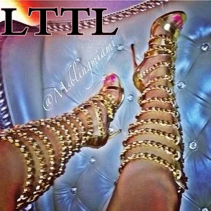 Super Trendy Knee High Gladiator Gold Chained Sandal Boots Summer Women Sexy Hollow Cut thin high heel Long Sandals Dropship