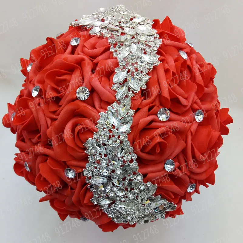 結婚式　造花 ブーケ　ホワイトローズ HTB1tFBWjwMPMeJjy1Xdq6ysrXXaf.