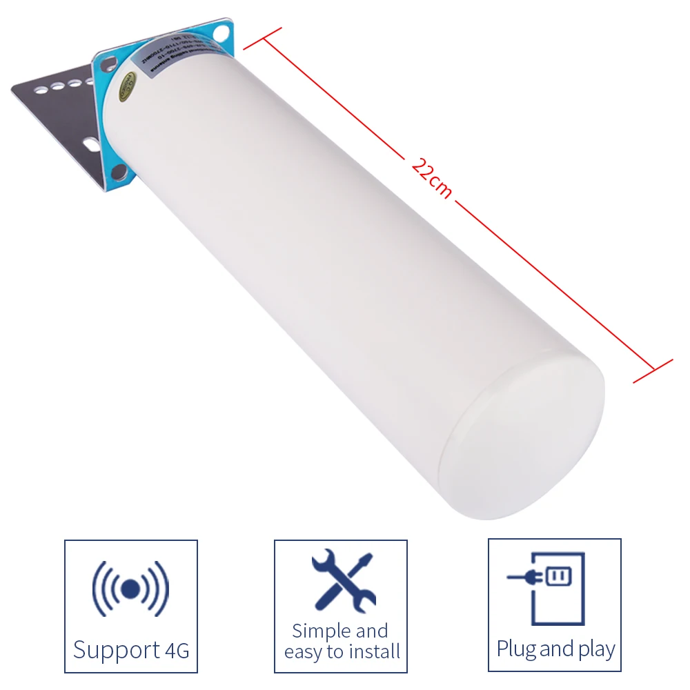 4g LTE outdoor antenna 698-2700MHz 12DBi Onmi External barrel antenna with N female for GSM  W-CDMA 2g 3g Cellular repeater