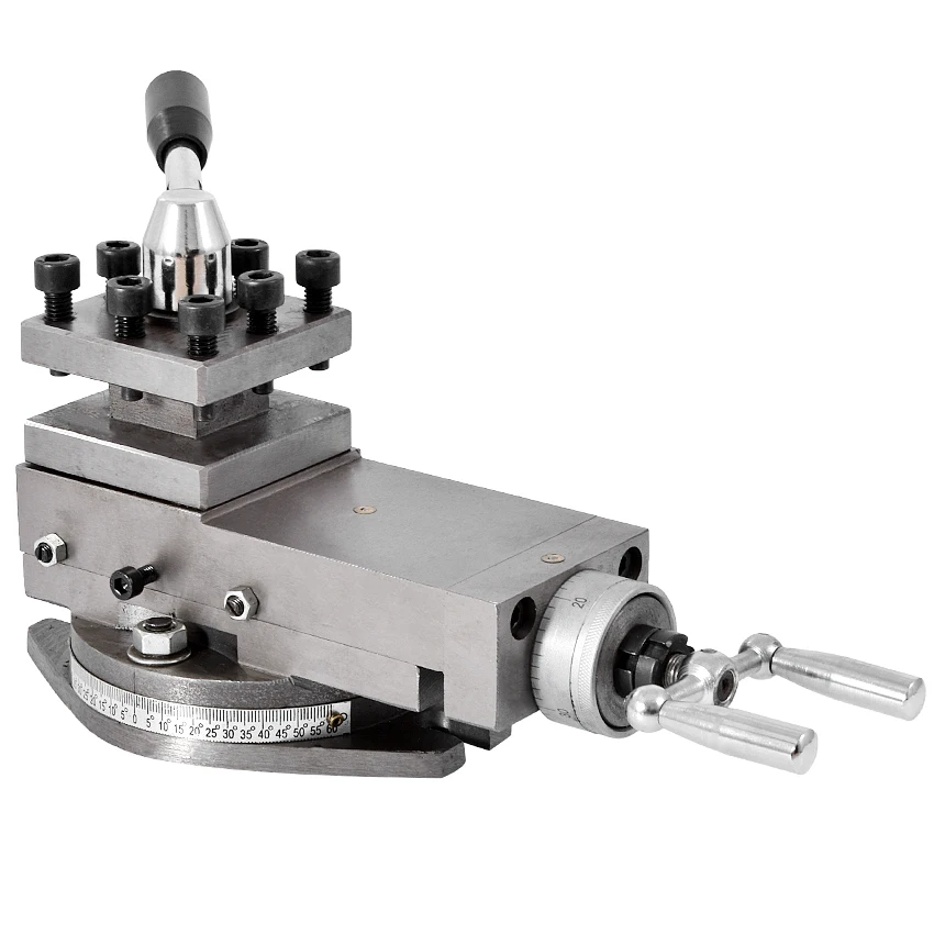 Mini Suporte de Ferramenta de Torno At300 Acessórios de Torno de Metal Montagem de Ferramenta de Torno Troca Rápida Suporte de Ferramenta de Torno Curso de 80 mm