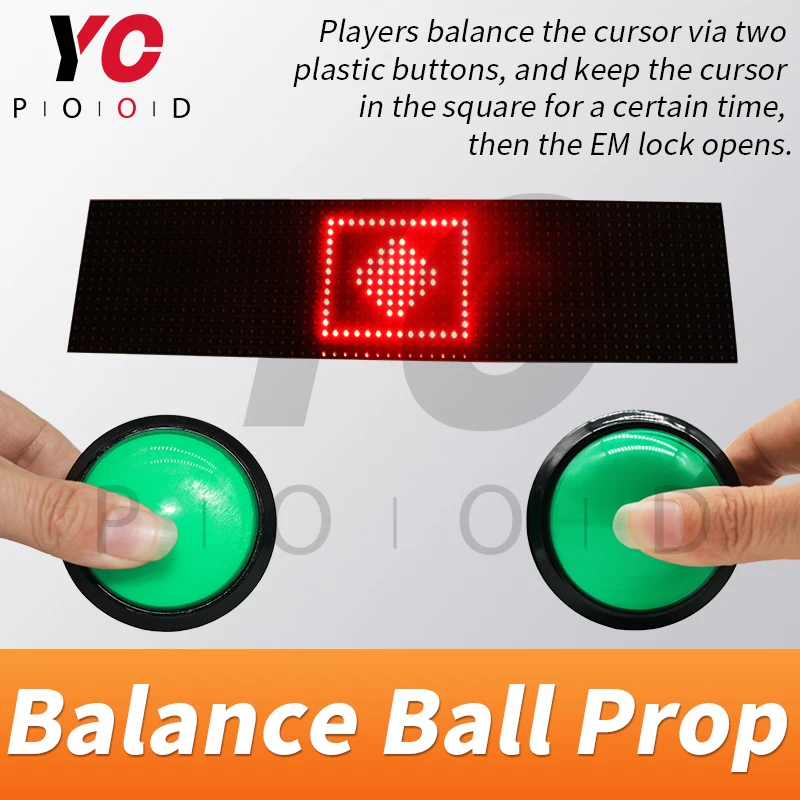 

YOPOOD Balance ball prop escape room Takagism game balance the ball to control the cursor in square real life supplier chamber