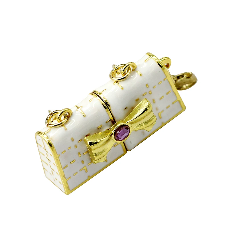 전체 용량 금속 다이아몬드 핸드백 USB 플래시 드라이브 펜 드라이브 8 기가 바이트 16 기가 바이트 32 기가 바이트 64 기가 바이트 Pendrive 레이디 가방 메모리 스틱 USB 2.0 U 디스크