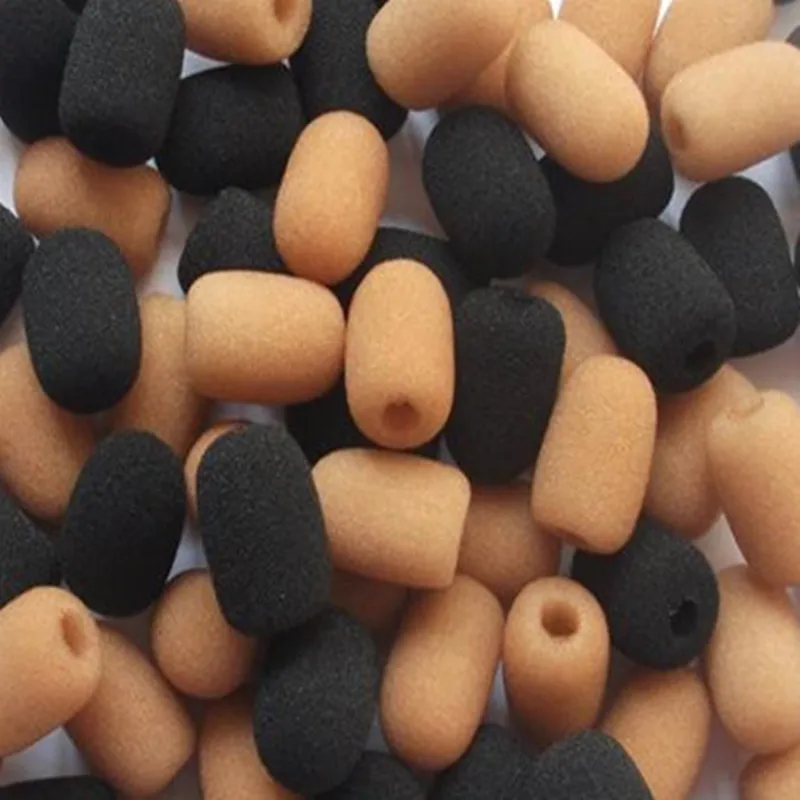 Linhuipad WS-0513 رغوة ميكروفون الزجاج mic الإسفنج غطاء 5 مللي متر القطر الداخلي و 13 مللي متر الداخلية طول 100 قطعة/الوحدة سنغافورة آخر