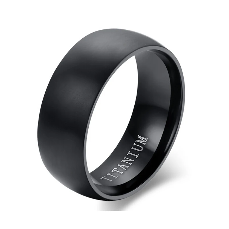 Wholesale New Arrival Titanium Rings for Men and Women Hot Sale Black Men Rings