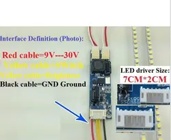 10 juegos de actualización de pantalla LCD CCFL de 27 