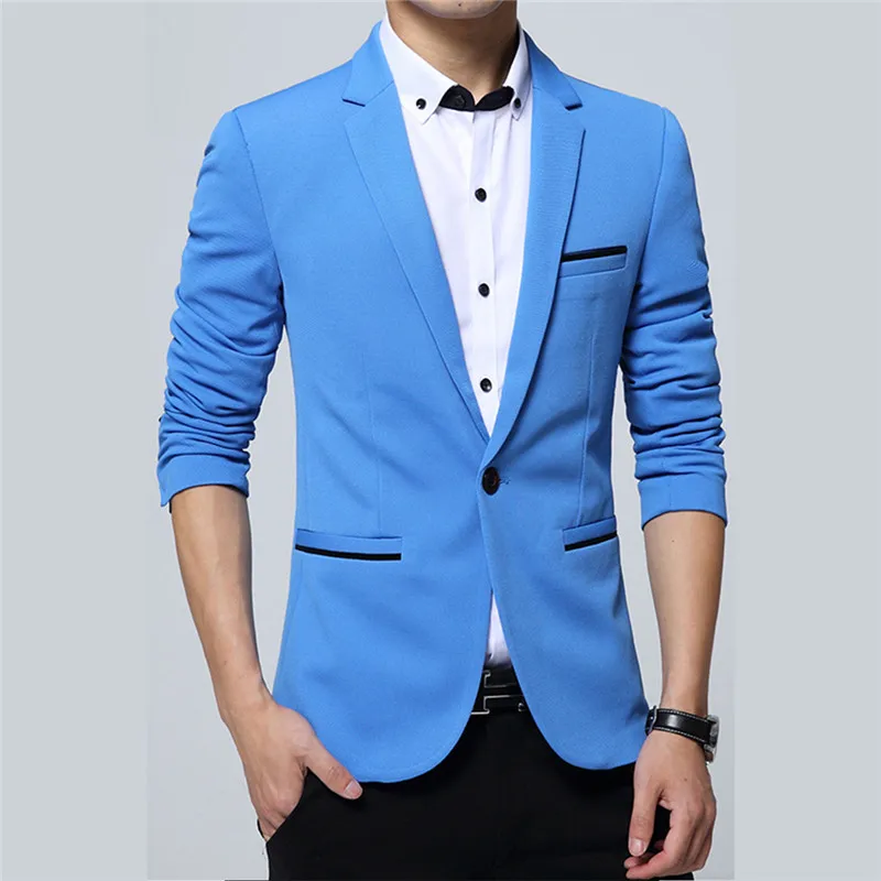 VERSMA Fashion Causal Men Blazer Suit Jacket Men Christmas Red Blazer Designs Stylish Male Suits Blazers Mens Jackets Party Wear image 4