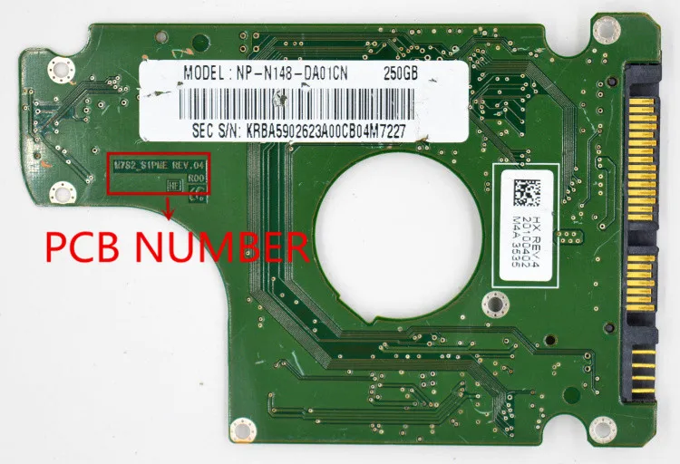 Imagem -03 - Placa de Circuito do Disco Rígido Notebook M7s2 _ S1pme Rev.04 SA Hm250hi