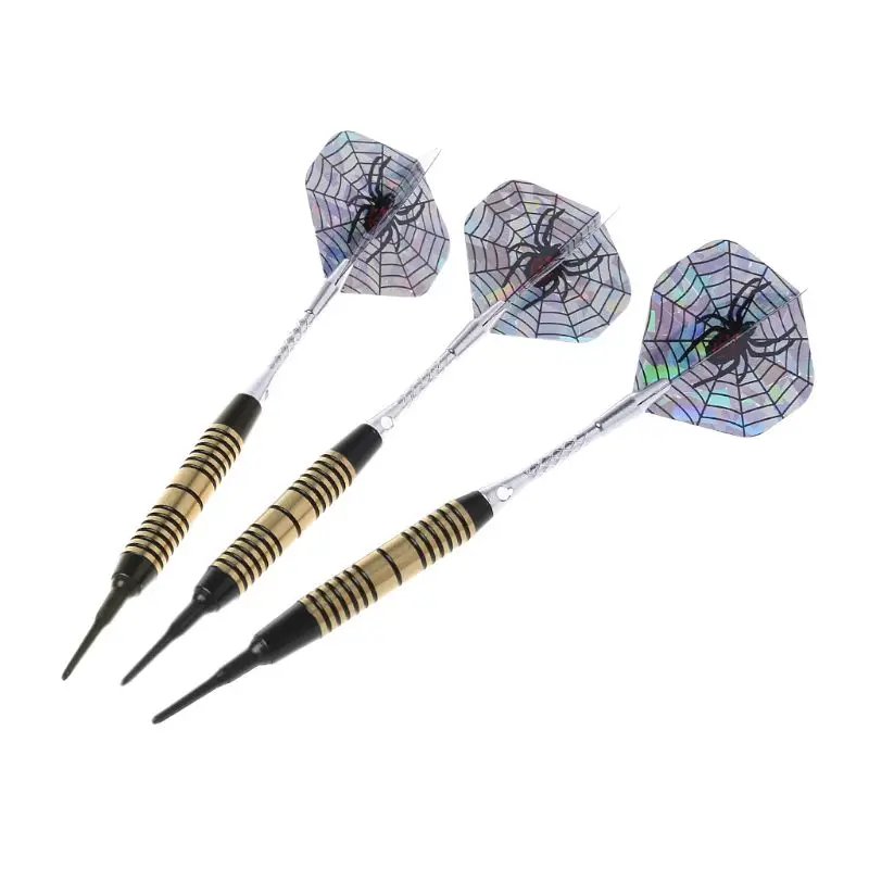 3 stücke Schwarz Kupfer Dart Fässer Für Weiche/Stahl Spitze Dart 49mm 16g Mit 2BA Gewinde Dart liefert Unterhaltung Spiel Zubehör