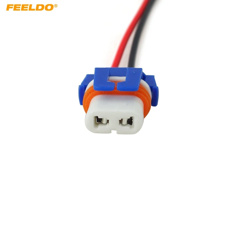 FEELDO 1Pc Car Headlight 9006 Socket Harness Ceramic Connector Plug #FD5461