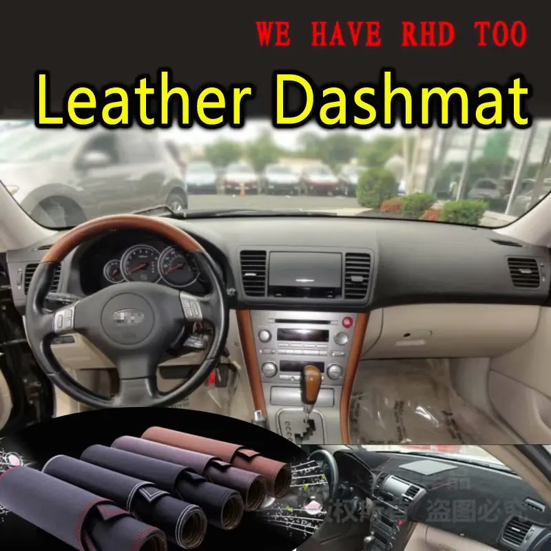 

for Subaru Outback Legacy B4 2003 2004 2005 2006 2007 2008 2009 Leather Dashmat Dashboard Cover Dash Mat Carpet Car Styling