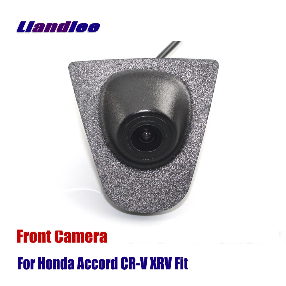 

Liandlee Car Front View Camera AUTO With Big Logo Embedded For Honda Accord CR-V ( Not Reverse Rear Parking CAM )