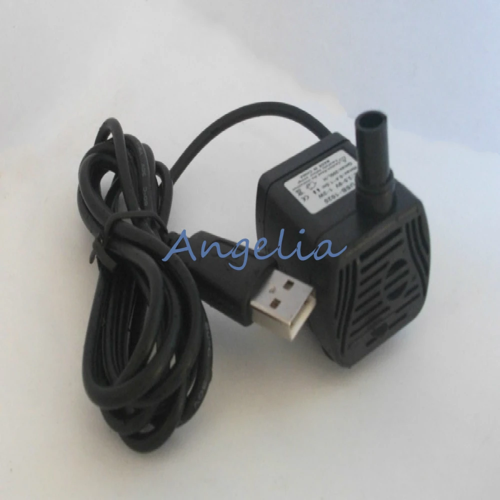 DC 3.5V-9V 1-3W USB Submersible Fountain Pond Water Pump Aquarium Fish Tank Plastic Micro Submersible Pump Mini Mute USB-1020