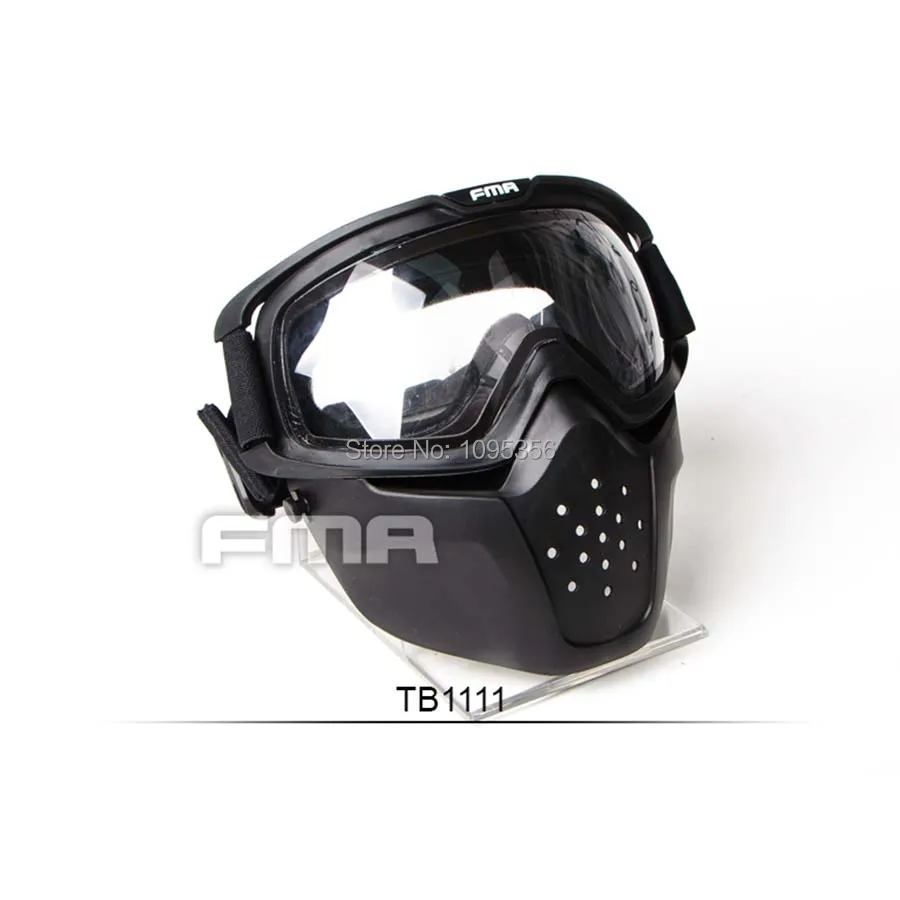 

Outdoor FMA Separate Strengthen Anti-fog Protective Goggle Mask TB1111