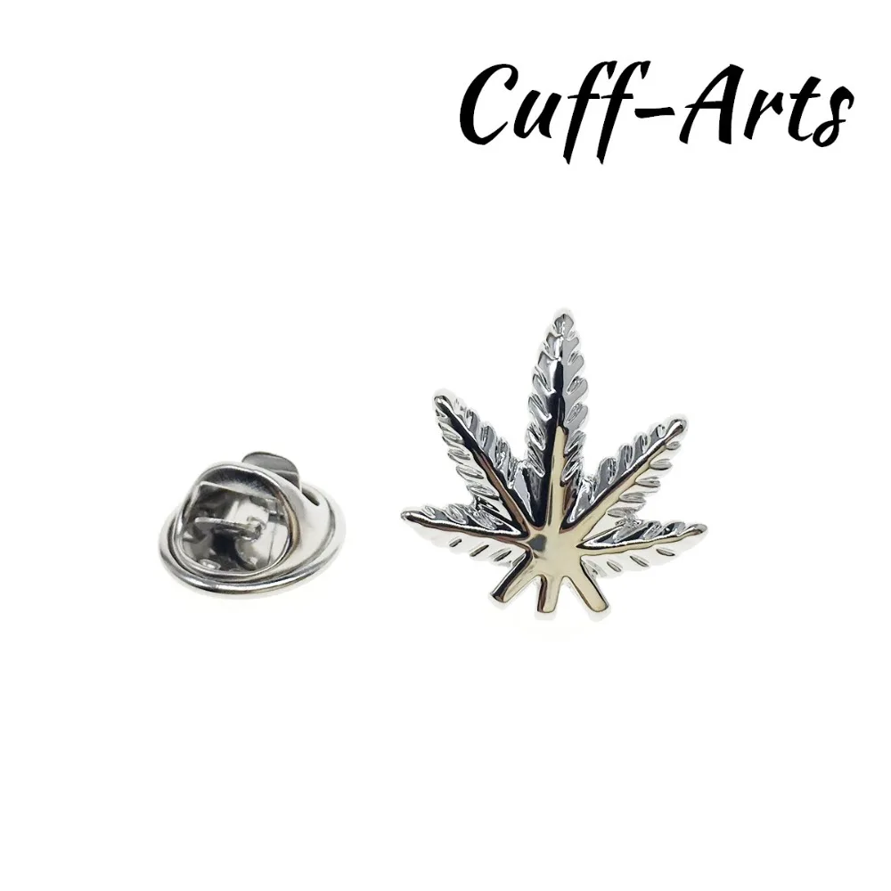 Brooch Lapel Pin For Men Pins and Brooches Leaf Lapel Pin Badge Jewelry Broche PIN de la solapa By Cuffarts P10216