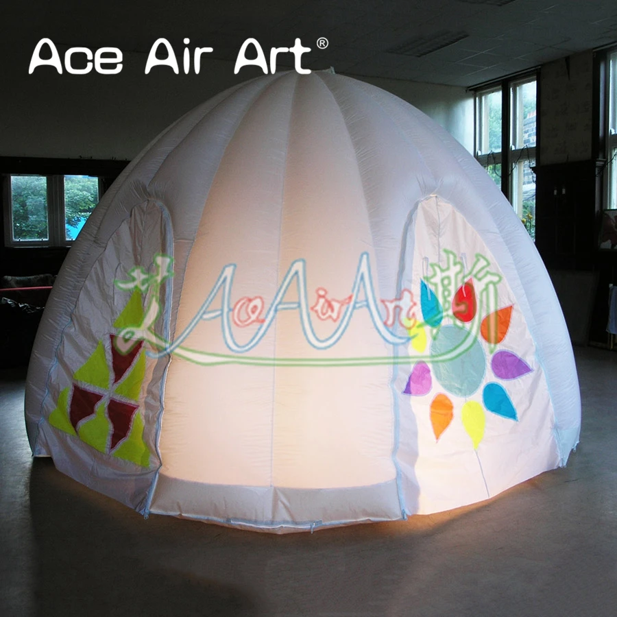 New Designed Inflatable Igloo Dome Tent Children's Toy Tent/House Inflatable Dome tent For Decorations And Small Events