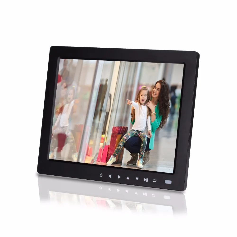 

10.4 inch digital photo frame digital album play pictures and videos picture player video player Seven touch buttons infront