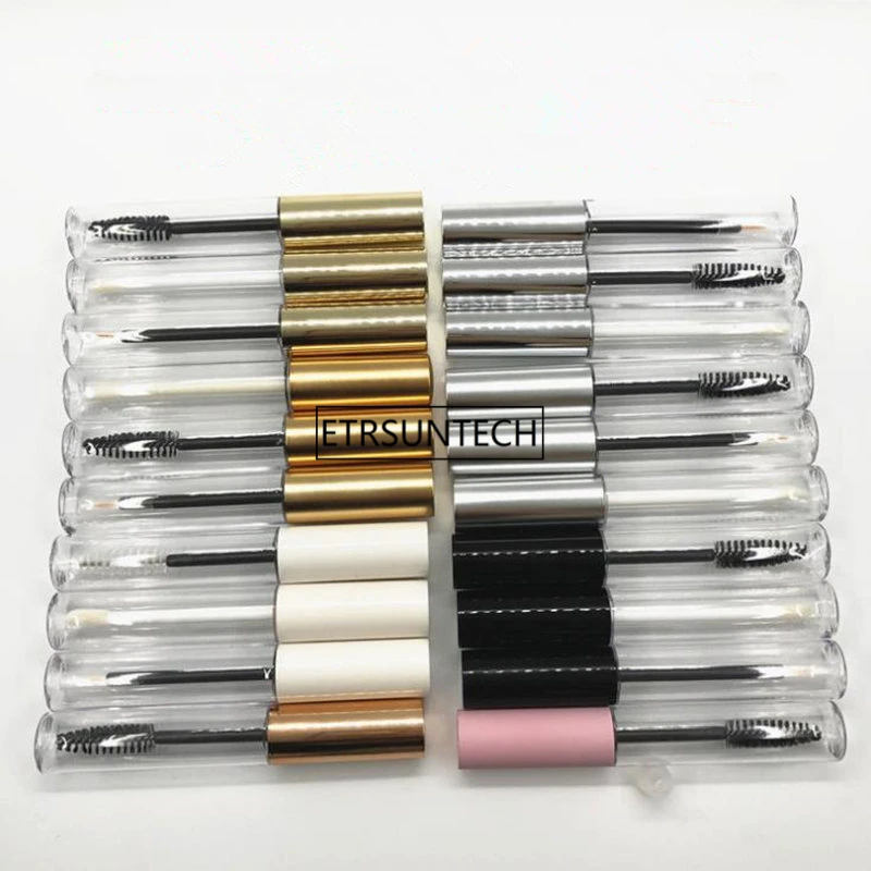 100pcs 10ML Cosmetic Clear Mascara Tube, DIY Empty Beauty Lip Gloss Bottle, Makeup Eyeliner Refillable Containers F2958