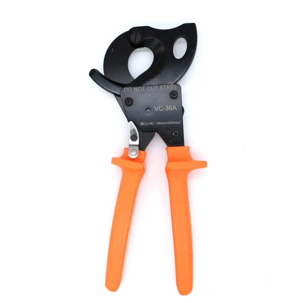 

PLIER VC-30A VC-36A VC-60A RATCHET CABLE CUTTER TOOLS Cutting capacity 3-Size 32mm-240mm 36mm-300mm 60mm-500mm