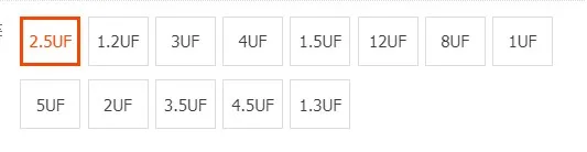 4 шт./лот емкость потолочного вентилятора 1/1. 2/1. 5/2/2,5/3/3,5/4/5/8/12 мкФ мотор вентилятора CBB61 пусковая емкость 450 в конденсатор запуска вентилятора