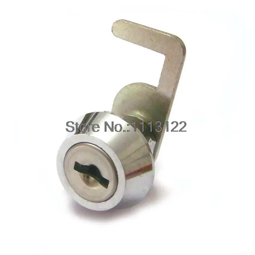 Zinc Alloy Flat Cam Lock with clip POS Casher Cam Locks 19*10MM Small Furniture Cabinet Cam Locks 1 PC