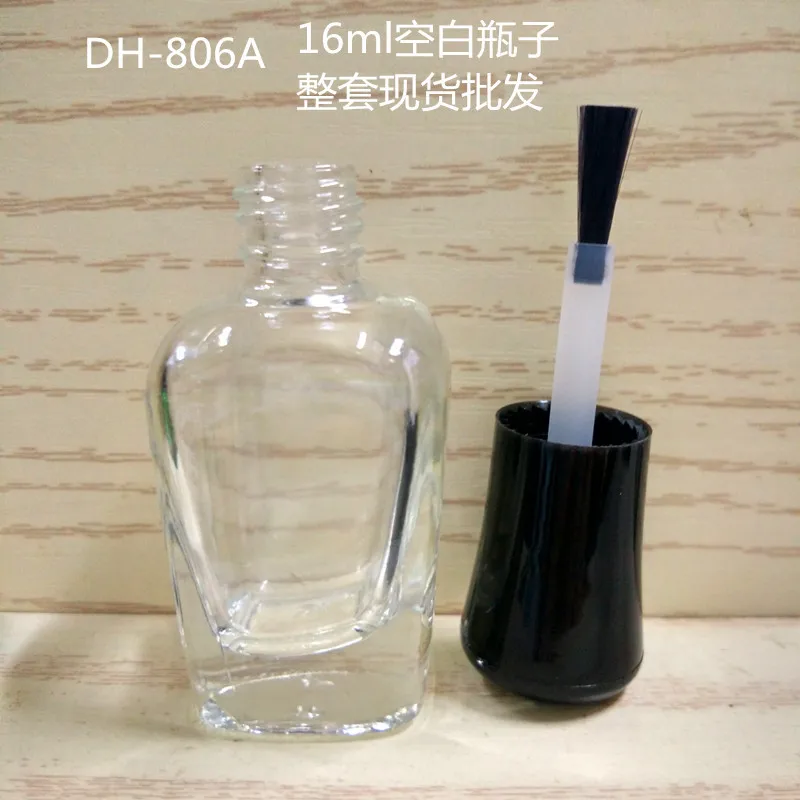 

100pcs wholesale 16ml glass bottles for nail polish wholesale , empty glass bottles , clear glass nail polish bottles for sale