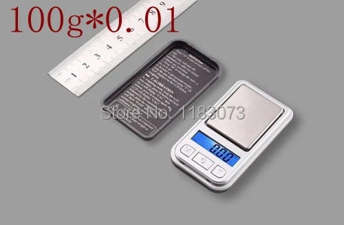 Pocket Jewelry Weighing Scale 100g 0.01g Mini Electronic Kitchen Gram Scales for Food Lab Weight Balance Factory LCD Display