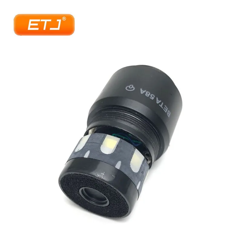 Beta58A SLX PGX testina per microfono Wireless con capsula Dynamic Cartrdge Core BETA58 Microfone di ricambio marca ETJ