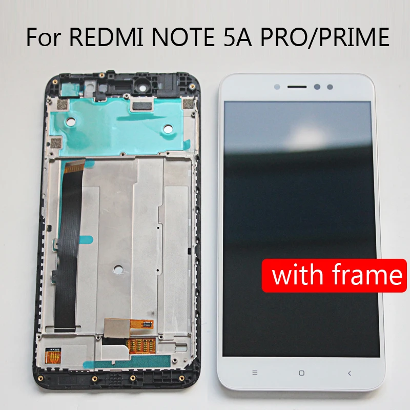 For Xiaomi Redmi Note 5A Prime LCD Display + Touch Screen Digitizer 100% New Tested LCD Screen+Touch for Redmi Note 5A Pro+Tools