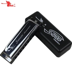 Hot Selling Swan Harmonica Diatonic10 Hole Blues Harp Woodwind Music Instrument  Mouth Organ For Rock Country Folk Jazz Melodica