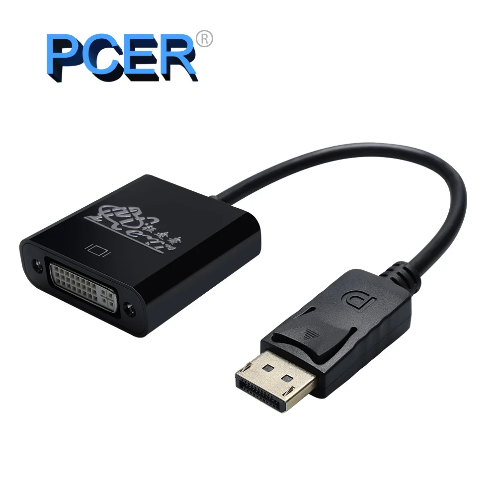 1080P DP to DVI DisplayPort Display Port to DVI Cable Adapter Converter DP DVI adapter