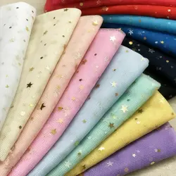 By the Metre 150 * 100cm Star Moon Net Mesh Tulle Sewing Fabric Wedding Party Dress Skirt DIY Lovely Doll Bow Handmade Material