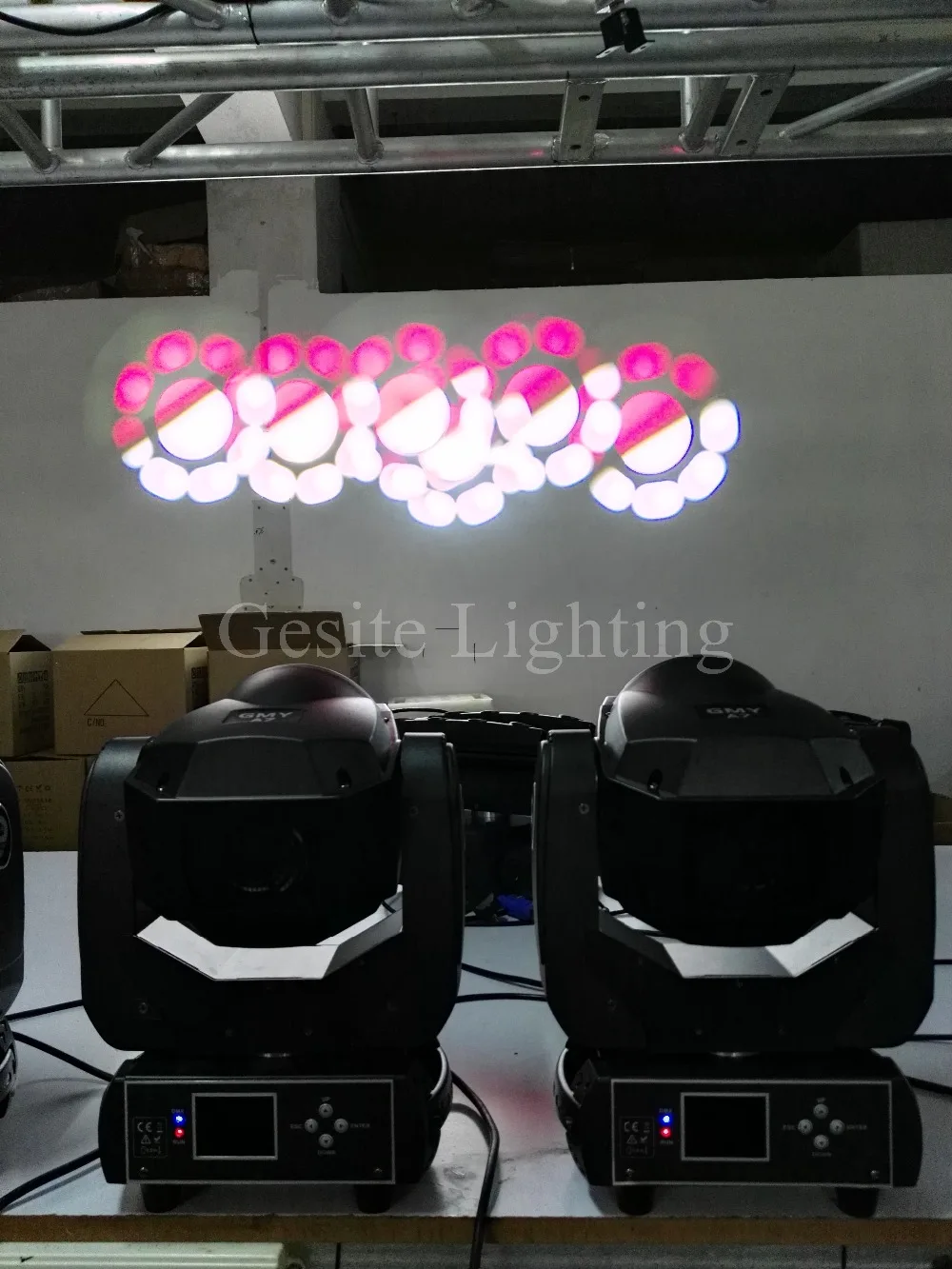 4pcs/lot Free Shipping New Hot-sale 90W led mini moving head stage spot light led dj equipment spot 90w moving head lighting