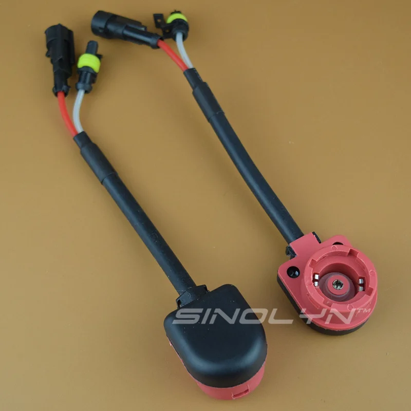 Sinolyn D2S Adapter D2R D2C Plug Relay Holder Wire HID Xenon Bulbs Ballast Connector Socket Cable Car Lights Accessories Tuning