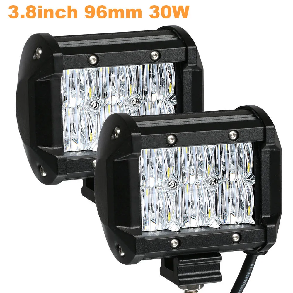 Weketory 4 6.5 9.3 12 17 Inch 30W 60W 90W 120W 180W 5D LED-werklampbalk voor auto Boot Off Road 4WD Truck Auto SUV ATV 12V 24V
