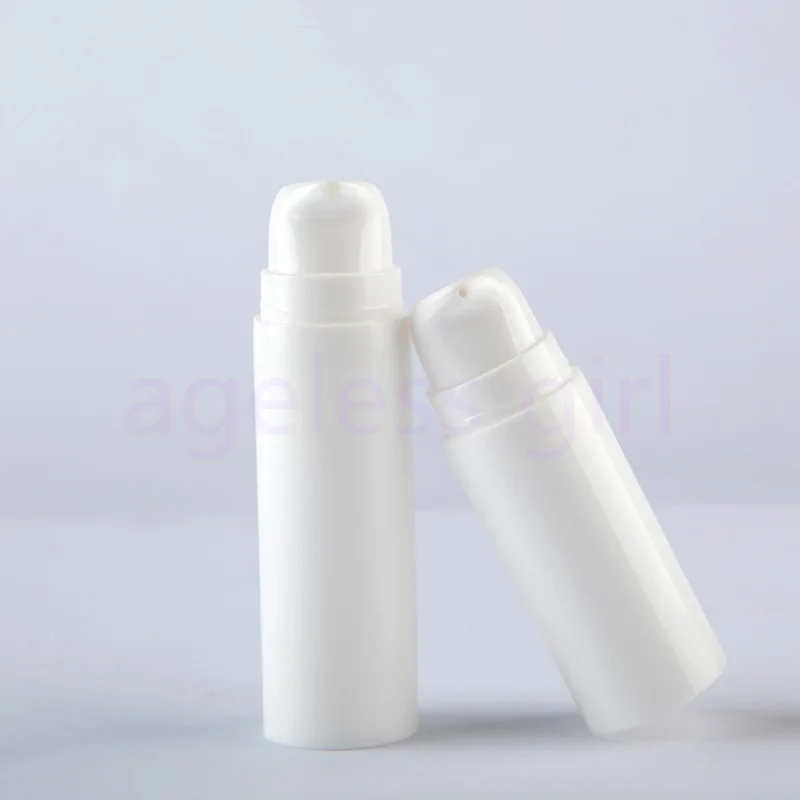 50/100pcs 5ml 10ml 15ml Clasp Emulsion Vacuum Lotion Bottle  Mini Vacuum Refillable Bottles Makeup Tools