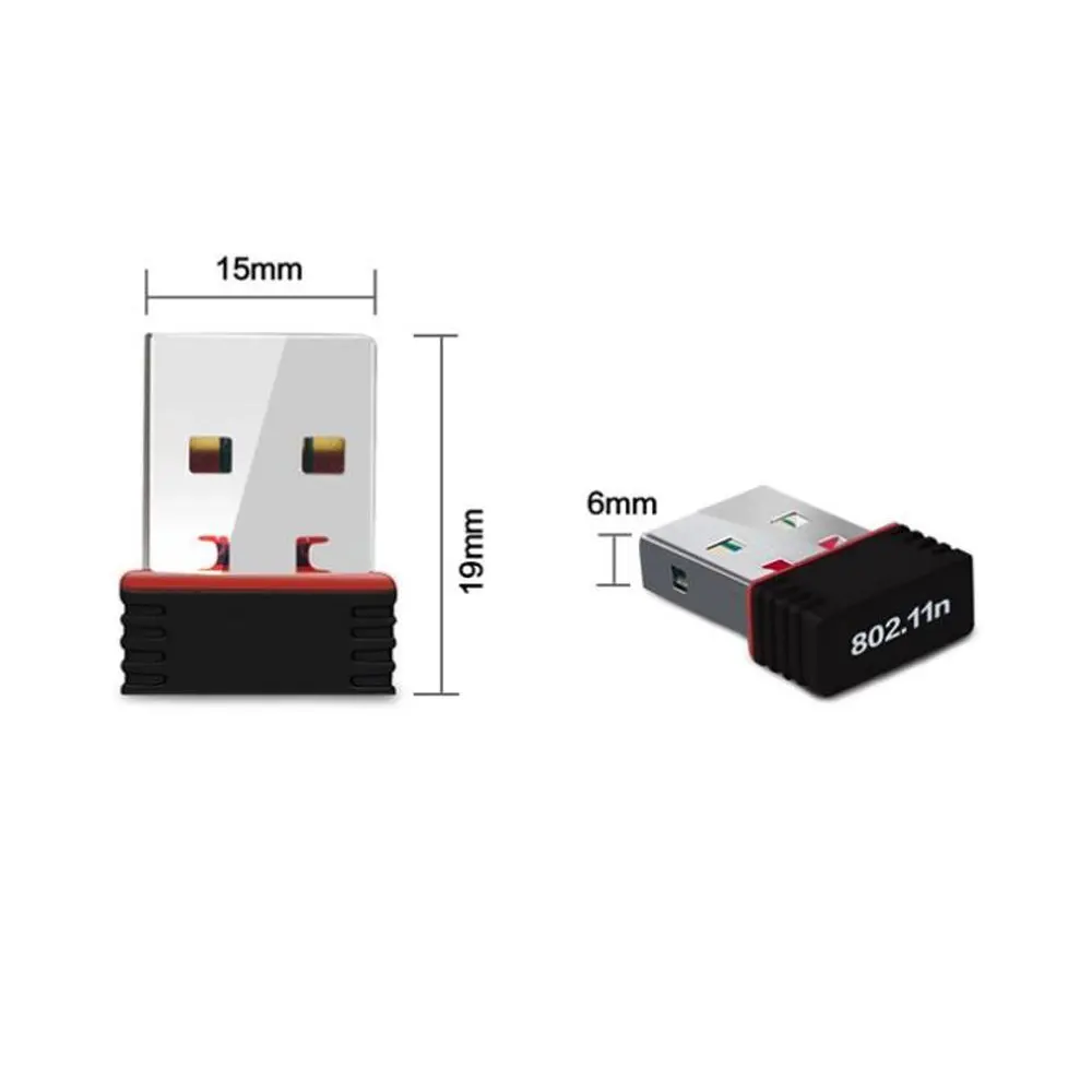 Mt7601 mini adaptador wi-fi usb 802.11n/g/b antena wi-fi 150mbps placa de rede lan sem fio usb externo wi-fi para desktop portátil