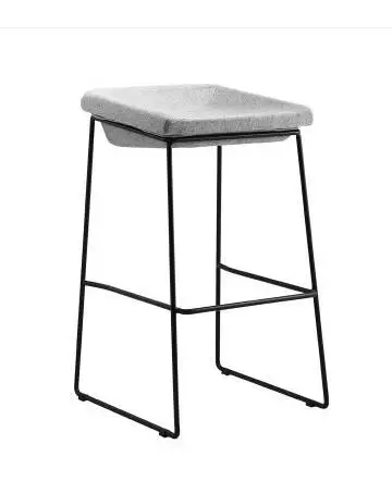 Nordic bar stool modern minimalist home wrought iron industrial wind coffee restaurant mobile phone shop high stool bar stool