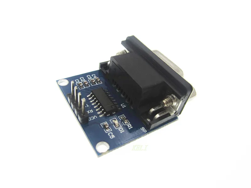 MAX3232 MAX232 RS232 para TTL Converter Module DB9 Conector de Porta Serial