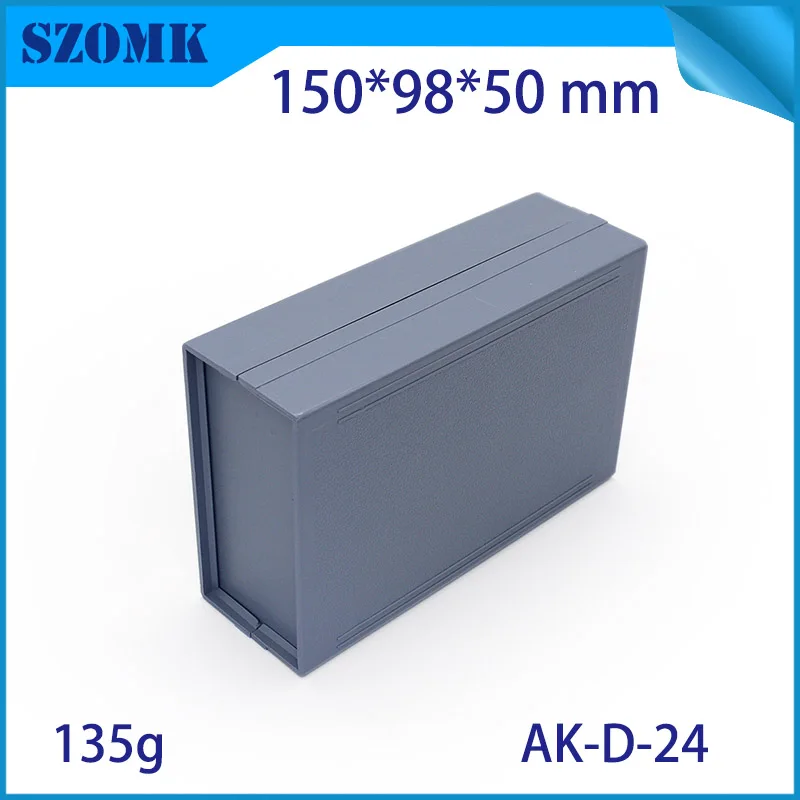 1Piece 150*98*50mm szomk desktop industrial control enclosure plastic box for electronic components plastic switch housing