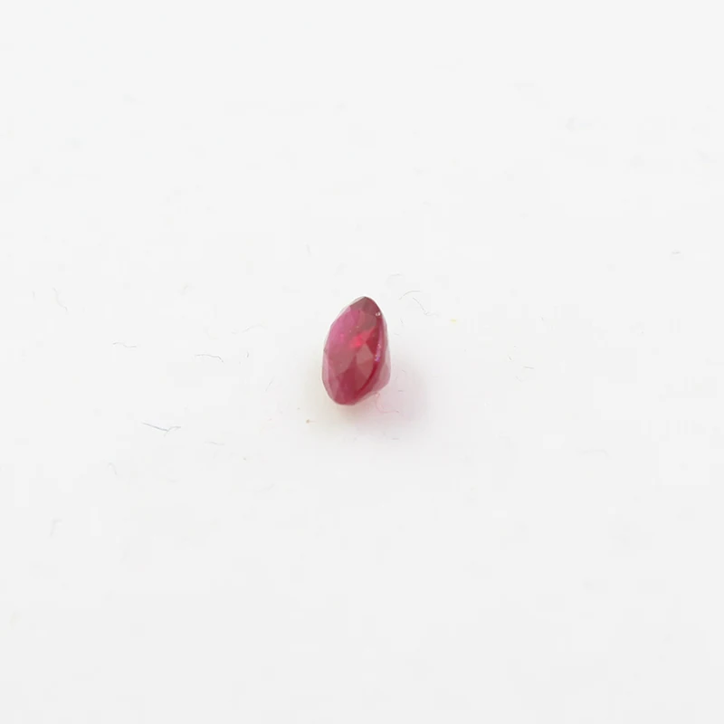 3mm*5mm natural blood red ruby loose gemstone oval cut real ruby for jewelry DIY