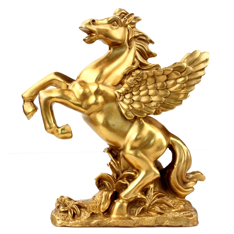 7.9 Inch Rearing Pegasus Statue Fantasy Magic Collectible Greek Flying Horse