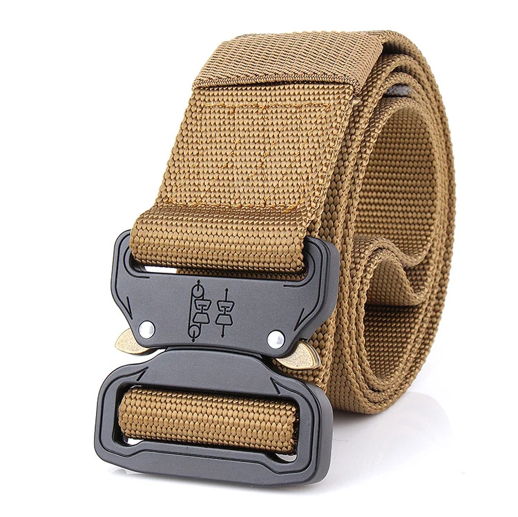 SWAT Combat Military Equipment Tactical Belt Men 1000D Nylon Metal Buckle Knock Off Belts US Army Soldier Carry Waist Belt 4.5cm