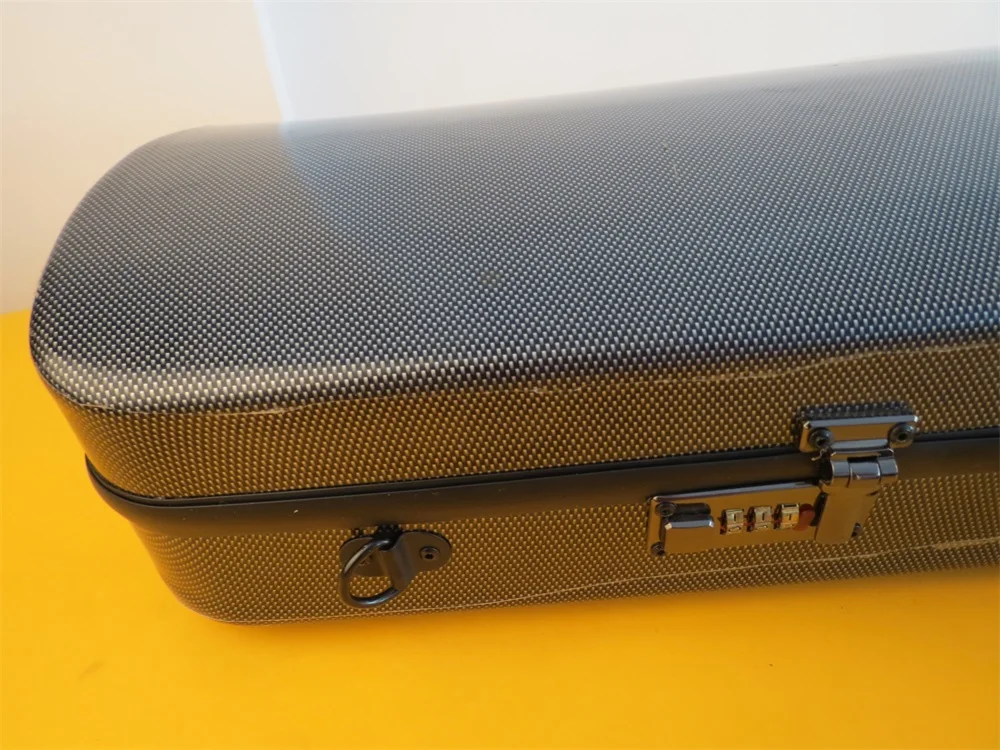 Hard strong violin Case 4/4 Carbon fiber Hard case Light Durable Password lock Strong