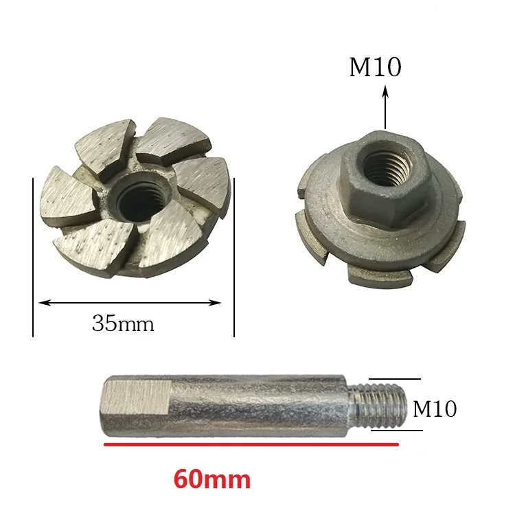 New 1PCS Dia.35mm Dry grinding Diamond Sintered Mounted Point Grinding Head Stone