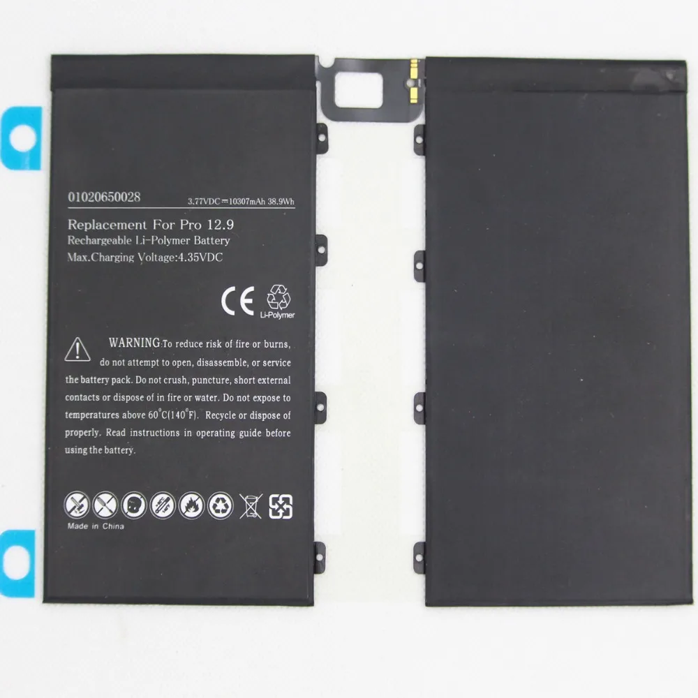 

ISUNOO 10307mAh Tablet Battery For ipad pro 12.9 0 Cycle Built-in replacement battery with Tools and gift