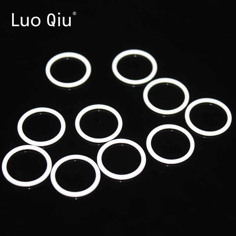 Luo Qiu 100pcs/pack 15mm Bra buckle Ring white Underwear clothing accessories Woman Webbing connected buckle