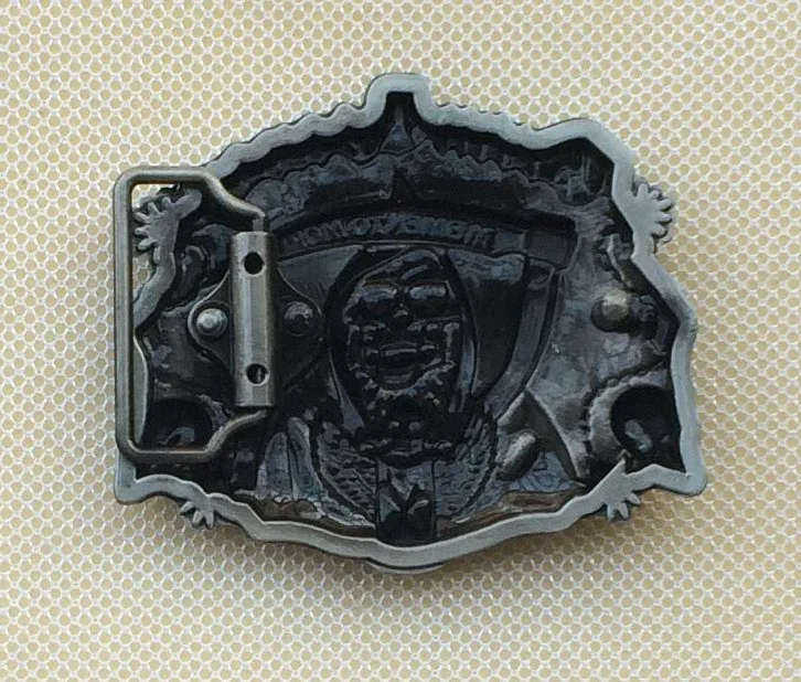 Grim Reaper Memento Mori Skull Belt Buckle