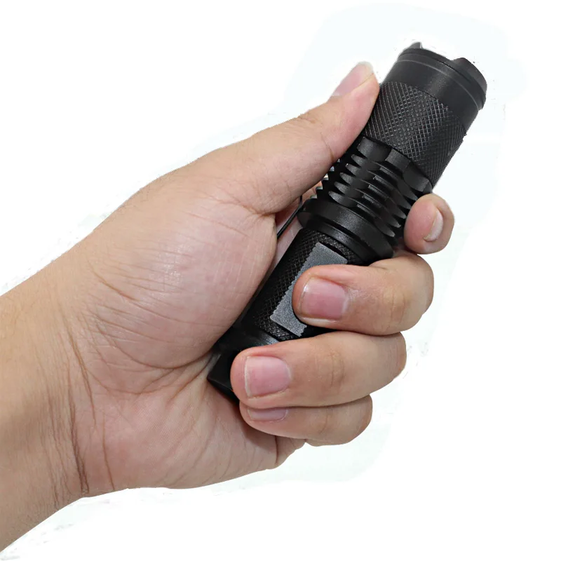 5PCS Mini LED Flashlight SK98 5 Modes XML T6 1000LM Zoomable Retractable Light Torch lantern 18650 Lamp