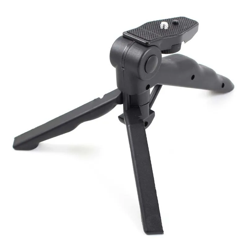 10pcs/lot Mini Tripod Beauty Leg table Tripod Portable folding Tripod Stand for gopro for Micro single camera and sport camera